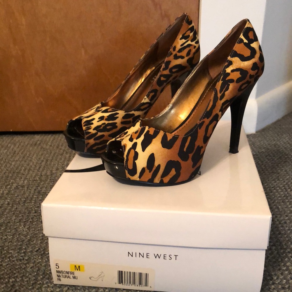 Nine West Leopard Heels